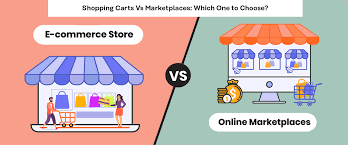 marketplace vs online store
